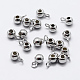 Rhodium Plated 925 Sterling Silver Tube Bails STER-K167-047A-P-2