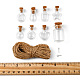 16 pièces 8 styles contenants de perles de bocal en verre CON-FS0001-05-6