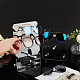 Nbeads アクリルガラスディスプレイスタンド 2 セット  3 層/2 層サングラスフレームディスプレイラック白卓上小売眼鏡ホルダージュエリーオーガナイザー眼鏡サングラスシェードディスプレイ ODIS-NB0001-29-3