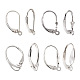 PandaHall Jewelry 4 Pairs 4 Style 925 Sterling Silver Leverback Earring Findings FIND-PJ0001-30-1