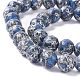 Perles de calcite bleues naturelles G-K317-A22-3