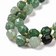 Natürlichen grünen Aventurin Perlen Stränge G-G990-F03-4