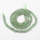 Chapelets de perles en aventurine vert naturel G-D840-28-4mm-2