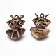 Halloween bijoux de batte pendentifs en alliage métallique X-PALLOY-A16935-AB-1