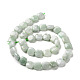 Hebras naturales de perlas de jade de myanmar G-C238-16B-3