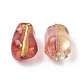 Two Tone Transparent Spray Painted Acrylic Bead ACRP-T005-21-2