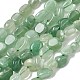 Естественный зеленый авантюрин бисер нитей G-P601-A07-02-2