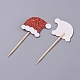 Weihnachtsmütze Form Weihnachten Cupcake Kuchen Topper Dekoration DIY-I032-19-2