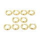 Серьги-кольца из латуни с реечным покрытием для женщин EJEW-E270-24G-3