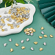 DICOSMETIC 120Pcs 2 Colors Metal Alloy Charms FIND-DC0004-55-4
