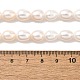 Нити из натурального культивированного пресноводного жемчуга PEAR-I007-01F-06A-5
