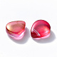 Transparent Spray Painted Glass Beads GLAA-T016-29B-2