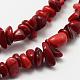 Natural Red Coral Bead Strands G-F328-27-3