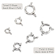 Unicraftale 304 Stainless Steel Smooth Surface Spring Ring Clasps STAS-UN0011-56P-4