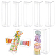 BENECREAT 20PCS Clear Favor Boxes 1.95x1.95x7.87 Inch CON-WH0086-087B-1