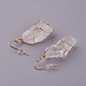 Natural Quartz Crystal Dangle Earrings EJEW-F228-A01-3