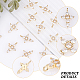 CHGCRAFT 12Pcs Real 18K Gold Plated Brass Cross Charms Gold Plated Pendants Necklace Earrings Jewellery Gift for DIY Jewelry Making DIY Crafts Design KK-CA0003-65-5
