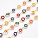 Handgefertigte Perlenketten aus Messing CHC-I028-05G-2
