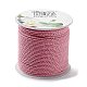 Cordón trenzado de poliéster de 20m para hacer joyas. OCOR-G015-04A-01-2