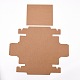 クラフト紙の折りたたみボックス  引き出しボックス  長方形  バリーウッド  17.2x10.2x4.2cm CON-WH0010-02D-A-3