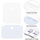 Fingerinspire 2 Bags 2 Style  Plastic Jewelry Display Cards DIY-FG0003-13-4