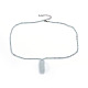 Natural Aquamarine Pendant Necklaces NJEW-F245-H01-2