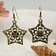 Antique Star Dangle Earrings EJEW-JE00399-08-2