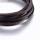Leather Cord Multi-strand Bracelets BJEW-E345-18P-2