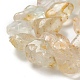Fili di perle di topazio bianco naturale G-C027-01-5