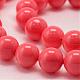 Bollos de perlas redondas de perlas de concha pintada para hornear BSHE-L011-6mm-B004-4