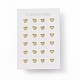 Vacuum Plating 304 Stainless Steel Hollow Out Heart Stud Earrings for Women EJEW-P212-12G-3