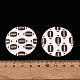 Печать подвесок из дерева WOOD-N016-52C-3