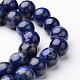 Round Natural Lapis Lazuli Bead Strands G-J346-26-10mm-1