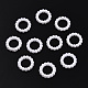 Anillos de unión de perlas de imitación de plástico abs OACR-T015-06A-01-1