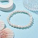 Bracelets extensibles perlés de perles naturelles BJEW-JB10015-2
