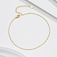 925 браслет-цепочка из стерлингового серебра AJEW-Z029-18G-2