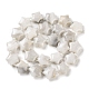 Brins de perles d'agate folles blanches naturelles G-NH0005-019-3