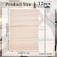 OLYCRAFT 12Sheets Wooden Karate Breaking Boards Taekwondo Breaking Boards 3.5mm Punching Wood Boards Wooden Kick Board Training Accessory for Karate Practice Performing 11.7x7.9x0.14 WOOD-WH0027-51A-2