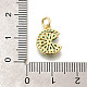 Латунные микро проложить кубического циркония подвески KK-L225-006G-03-3