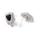 Rack Plating Alloy Stud Earring Findings FIND-I030-14P-1
