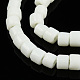 Chapelets de perles en verre opaques solides X-GLAA-N047-09-F01-3