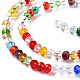Chapelets de perles en verre à facettes GLAA-S197-001B-B01-3
