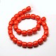 Imitation Amber Resin Drum Beads Strands for Buddhist Jewelry Making RESI-A009D-12mm-2