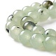 Brins de perles de préhnite imitation jade blanc naturel G-I299-F12-6mm-3