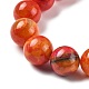 Природные многоцветные агат бисер пряди G-A261-B03-14mm-4