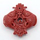 Synthetic Coral Buddha Links CORA-A010-E002-1