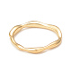 Ion Plating(IP) 304 Stainless Steel Twist Finger Ring for Women RJEW-I096-22G-3