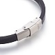 Microfiber Leather Cord Bracelets BJEW-L635-01C-02-3