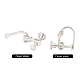 Accessoires de la boucle d'oreille  à visser en laiton KK-L164-02-4