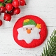 Weihnachtsthema weihnachtsmann brosche nadelfilzen kit DIY-K055-09-1